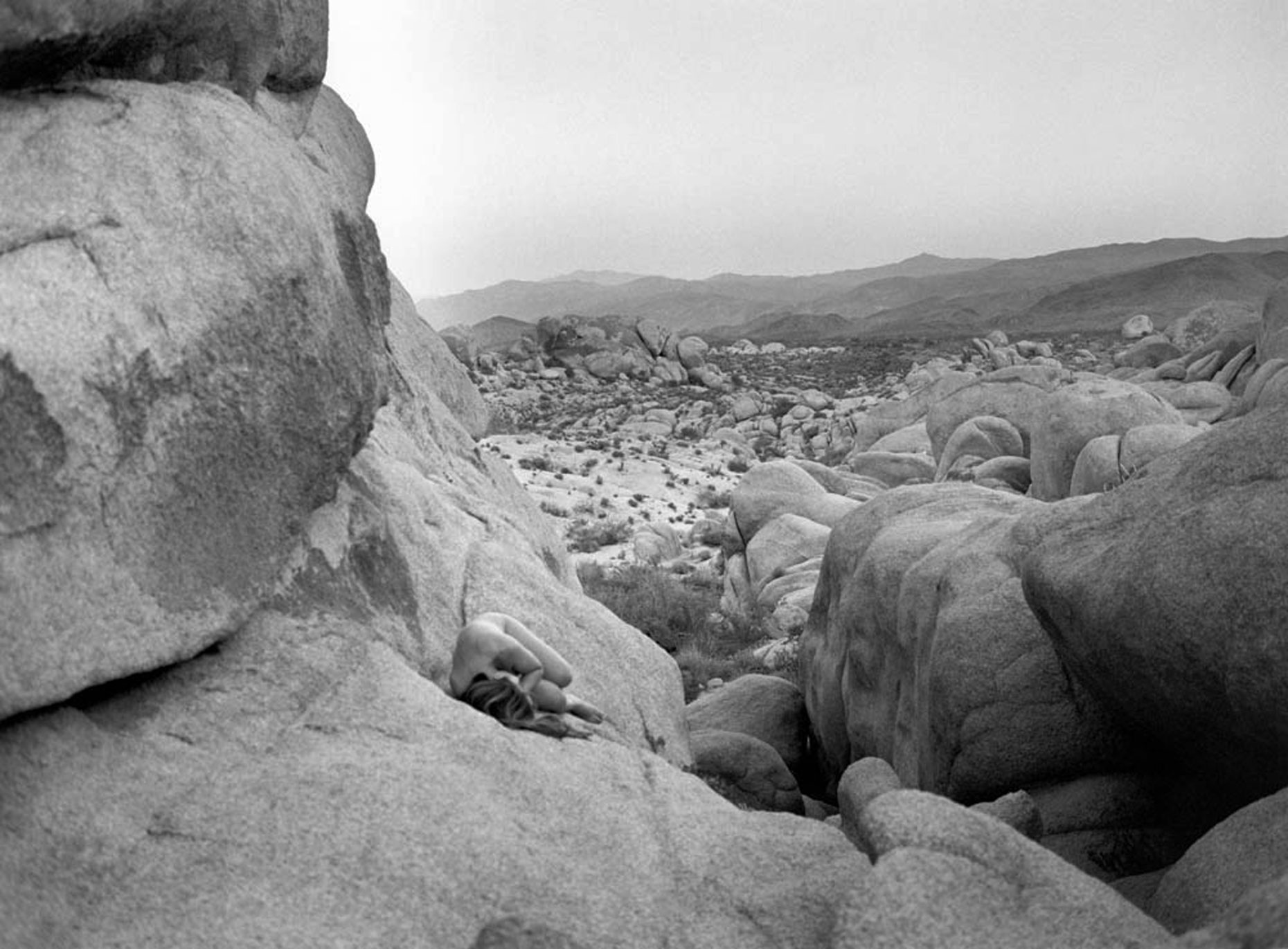 Self portrait in Joshua Tree by Francie Wong.